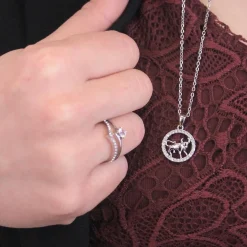 MYC-Paris Pendentif Zodiaque Taureau Argenté | Femme Collier Et Pendentif