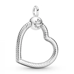 Pandora Pendentif à Charm Cœur maille serpent Moments | Femme Collier Et Pendentif