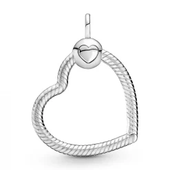 Pandora Pendentif à Charm Cœur maille serpent Moments | Femme Collier Et Pendentif