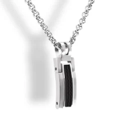 Rochet Pendentif P461081 - Pendentif Versus Bicolore Homme | Homme Colliers Et Pendentifs