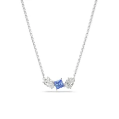 Swarovski Bijoux Pendentif Swarovski Mesmera 5668276 - Blue White/RHS | Femme Collier Et Pendentif