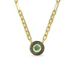 Swarovski Bijoux Pendentif Swarovski Sparkling Dc 5665238 - Green GRE/GOS | Femme Collier Et Pendentif