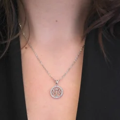 MYC-Paris Pendentif Zodiaque Balance Argenté | Femme Collier Et Pendentif