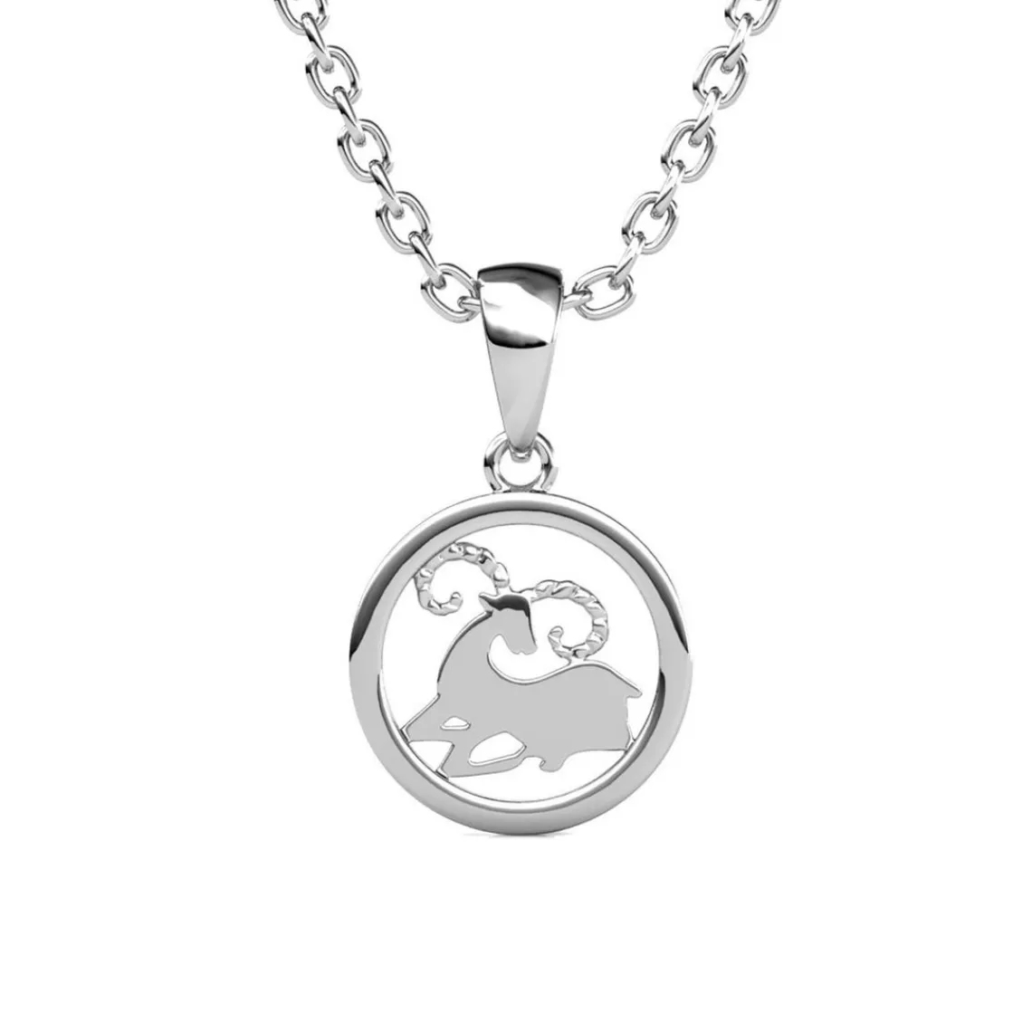MYC-Paris Pendentif Zodiaque Bélier Argenté | Femme Collier Et Pendentif