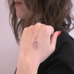 MYC-Paris Pendentif Zodiaque Sagittaire Or Rose | Femme Collier Et Pendentif