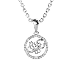 MYC-Paris Pendentif Zodiaque Scorpion Argenté | Femme Collier Et Pendentif