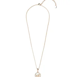 MYC-Paris Pendentif Zodiaque Taureau Or Rose | Femme Collier Et Pendentif