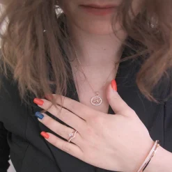 MYC-Paris Pendentif Zodiaque Taureau Or Rose | Femme Collier Et Pendentif