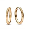 Pandora Petites Créoles à Charms Moments | Femme Boucles D'Oreilles