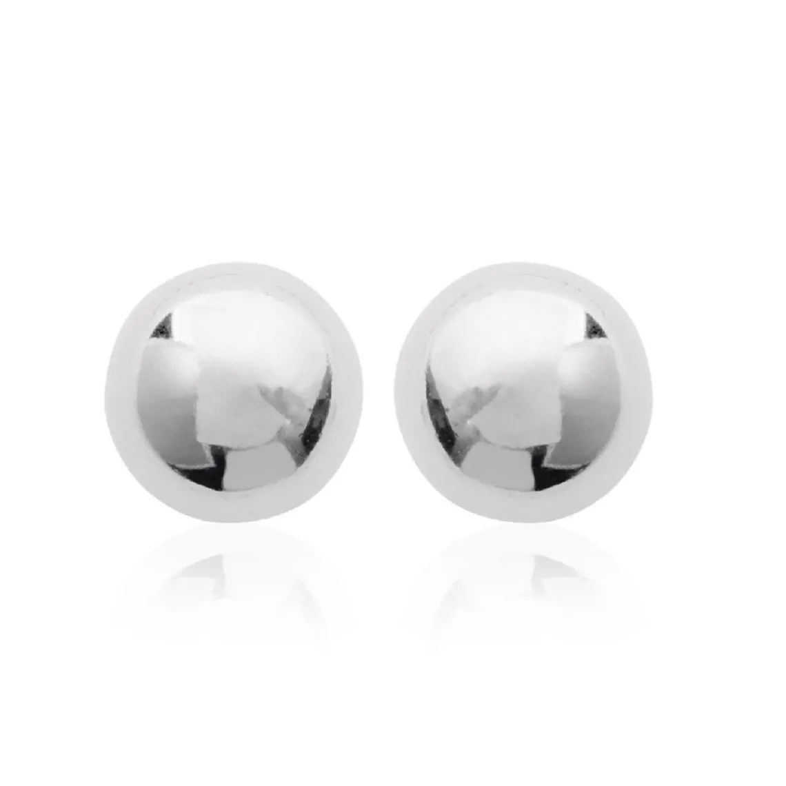 Maison de la Bijouterie Puces argent Femme rhodié boules - W0Y403Y6 | Femme Boucles D'Oreilles