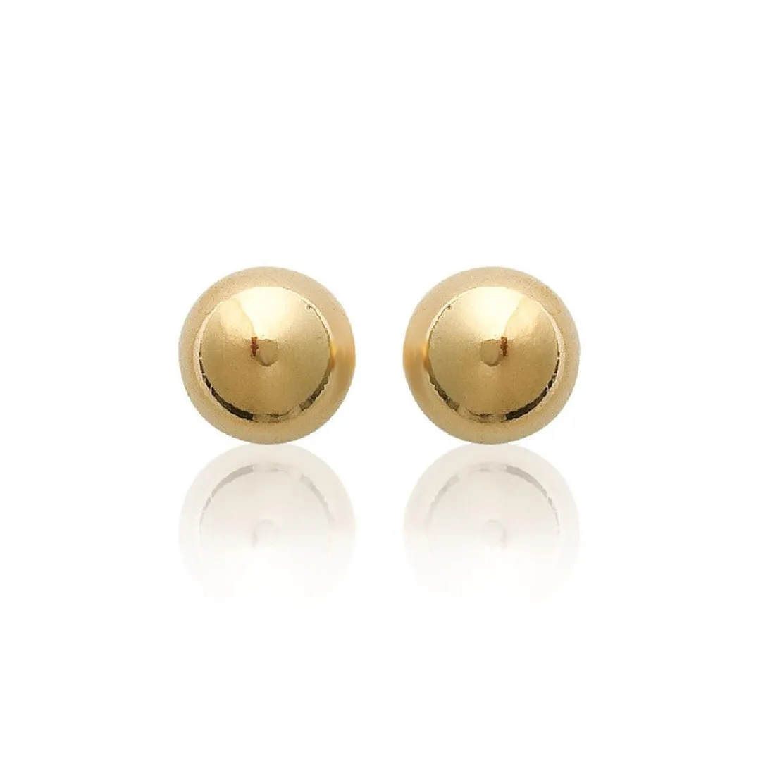 Maison de la Bijouterie Puces femme plaqué or boules - Y3ZV5ZV | Femme Boucles D'Oreilles