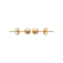 Maison de la Bijouterie Puces femme plaqué or boules - Y3ZV5Z6 | Femme Boucles D'Oreilles