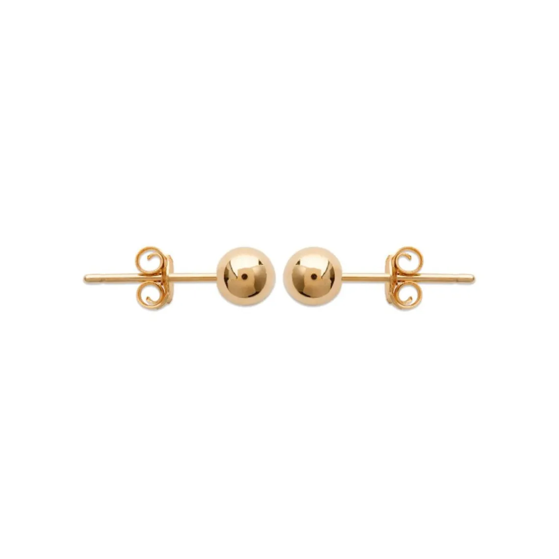 Maison de la Bijouterie Puces femme plaqué or boules - Y3ZV5Z6 | Femme Boucles D'Oreilles
