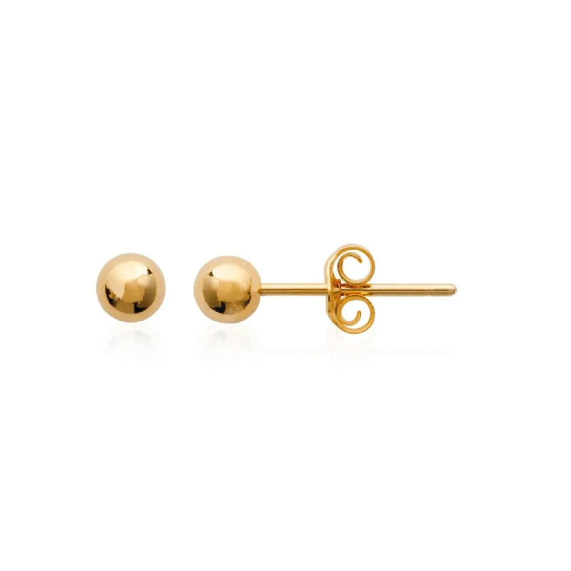 Maison de la Bijouterie Puces femme plaqué or boules - Y3ZV5Z4 | Femme Boucles D'Oreilles