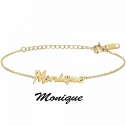 Athème racelet Femme - B2694-DORE-MONIQUE Acier Doré | Femme Bracelet
