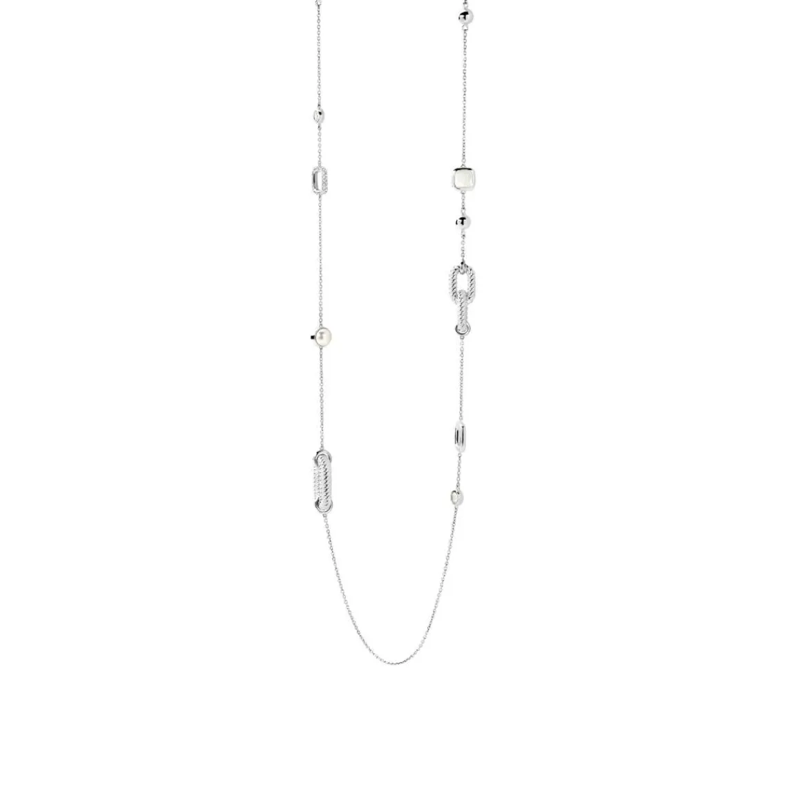 Ti Sento Sautoir - 34045ZI Argent Rhodié | Femme Collier Et Pendentif