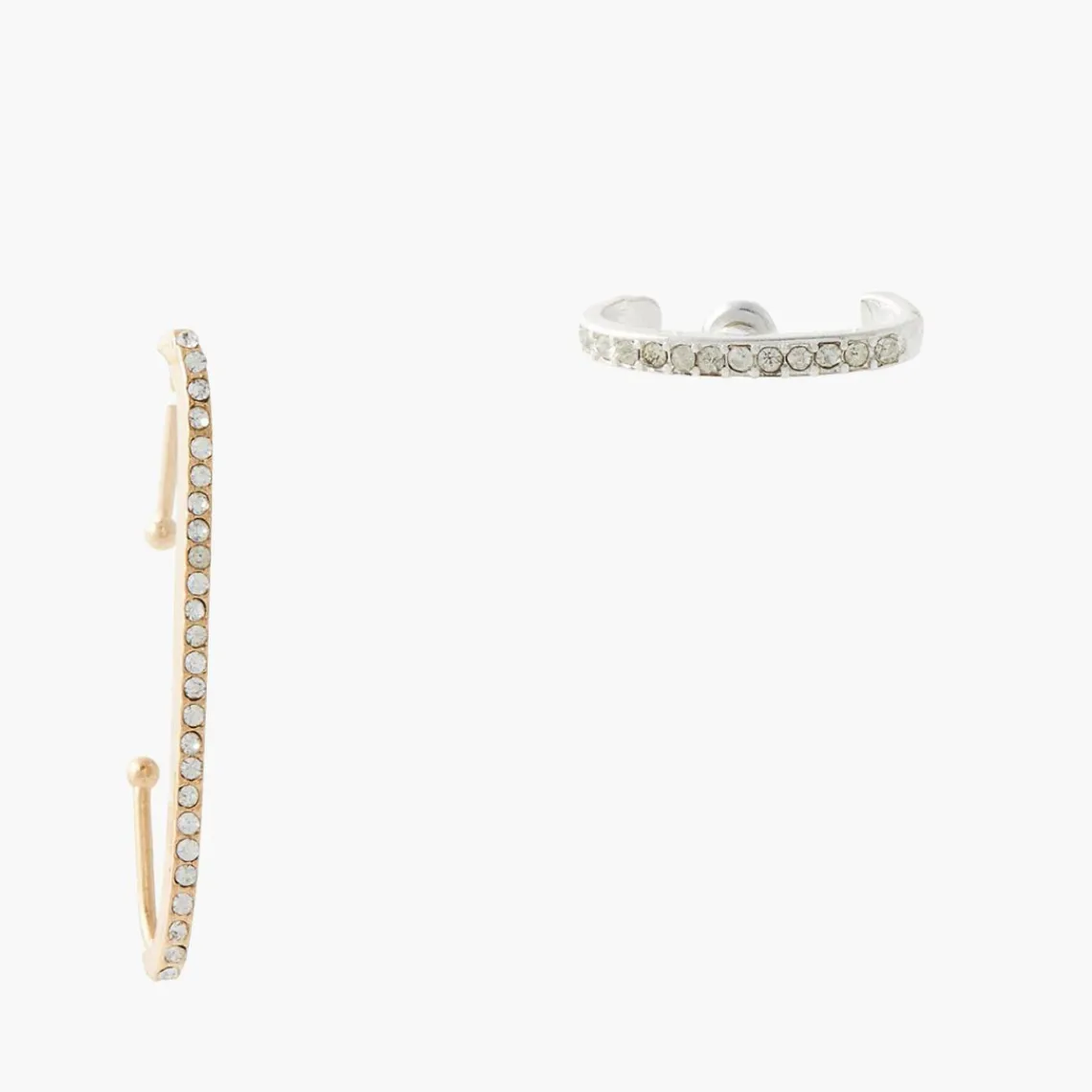 Balaboosté Set De 2 Bijoux D' Oreille Femme Avec Strass - 3502456534186 Métal Doré | Femme Boucles D'Oreilles